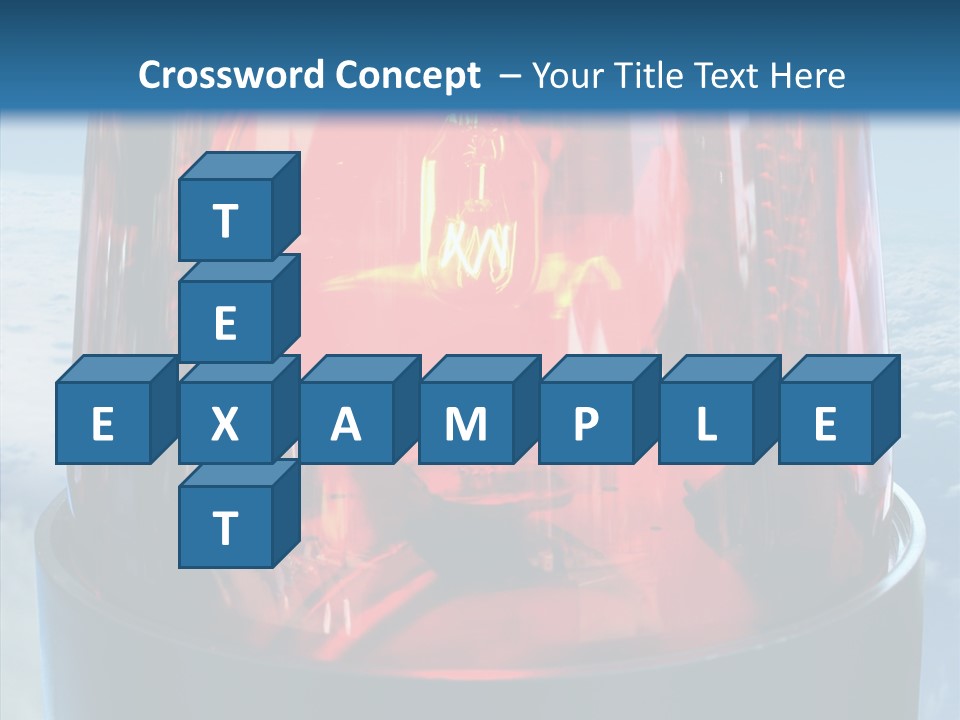 Beacon Fire Alertness PowerPoint Template
