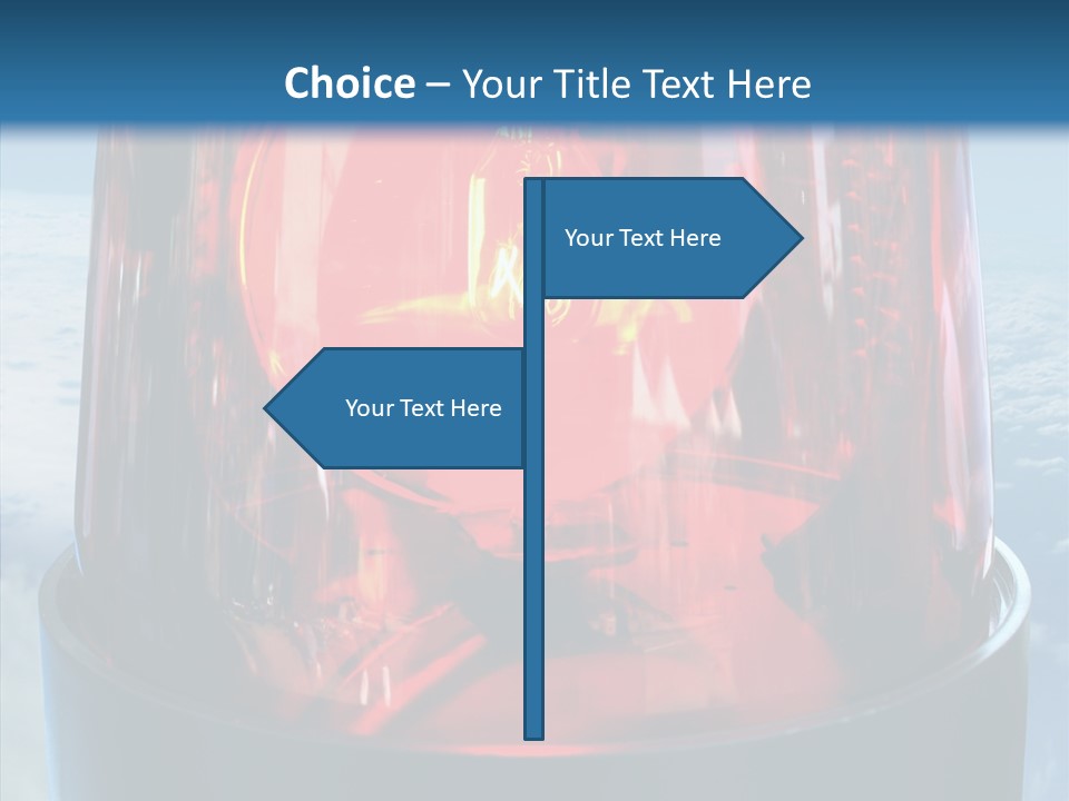 Beacon Fire Alertness PowerPoint Template