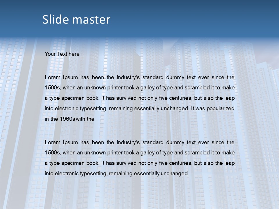 Bright Scene Structure PowerPoint Template