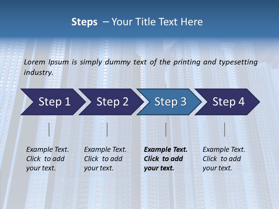 Bright Scene Structure PowerPoint Template
