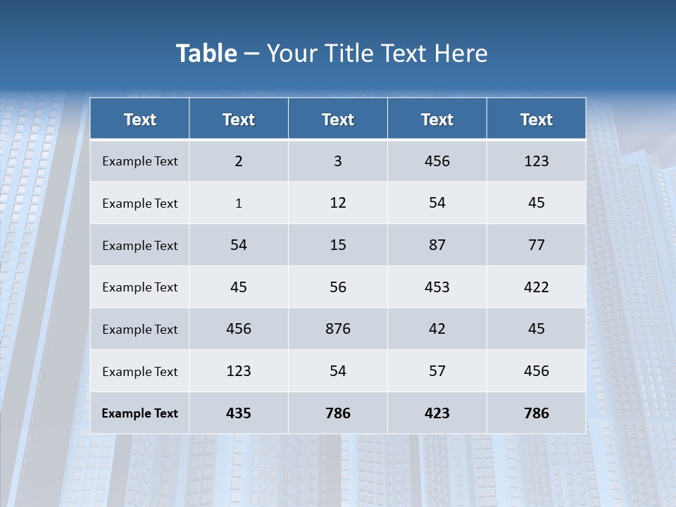 Bright Scene Structure PowerPoint Template