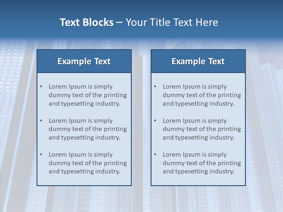 Bright Scene Structure PowerPoint Template