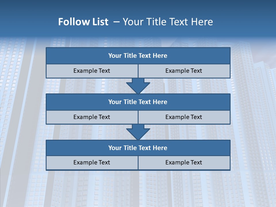 Bright Scene Structure PowerPoint Template