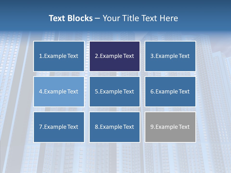 Bright Scene Structure PowerPoint Template