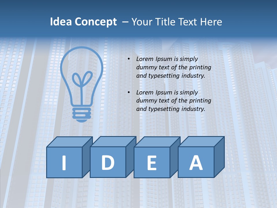 Bright Scene Structure PowerPoint Template