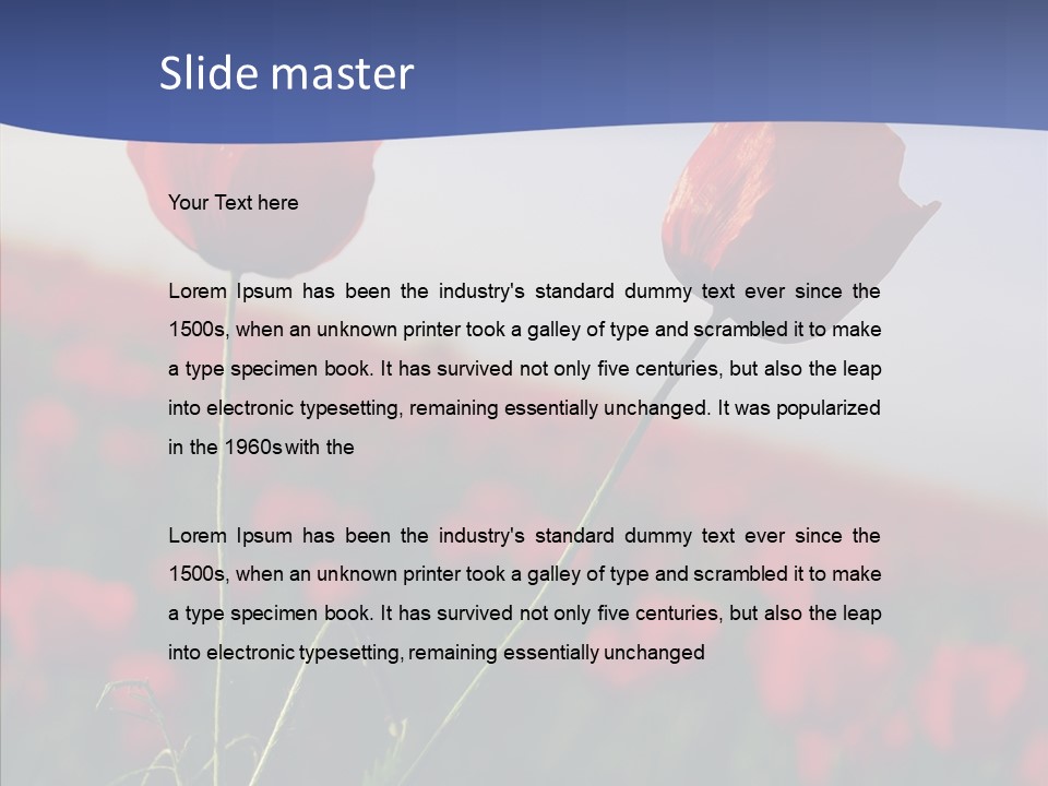 Sky Summer Non Urban PowerPoint Template