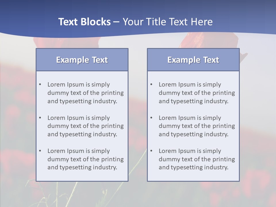 Sky Summer Non Urban PowerPoint Template