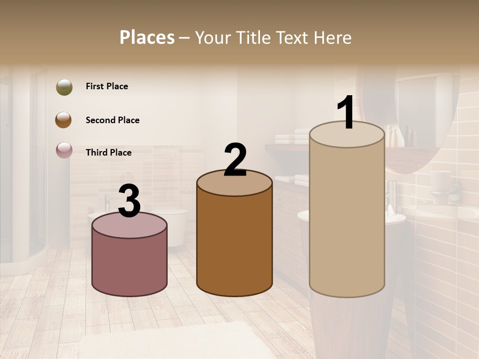 Home Bath Pan PowerPoint Template