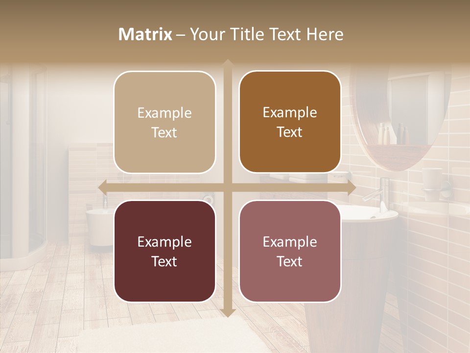 Home Bath Pan PowerPoint Template