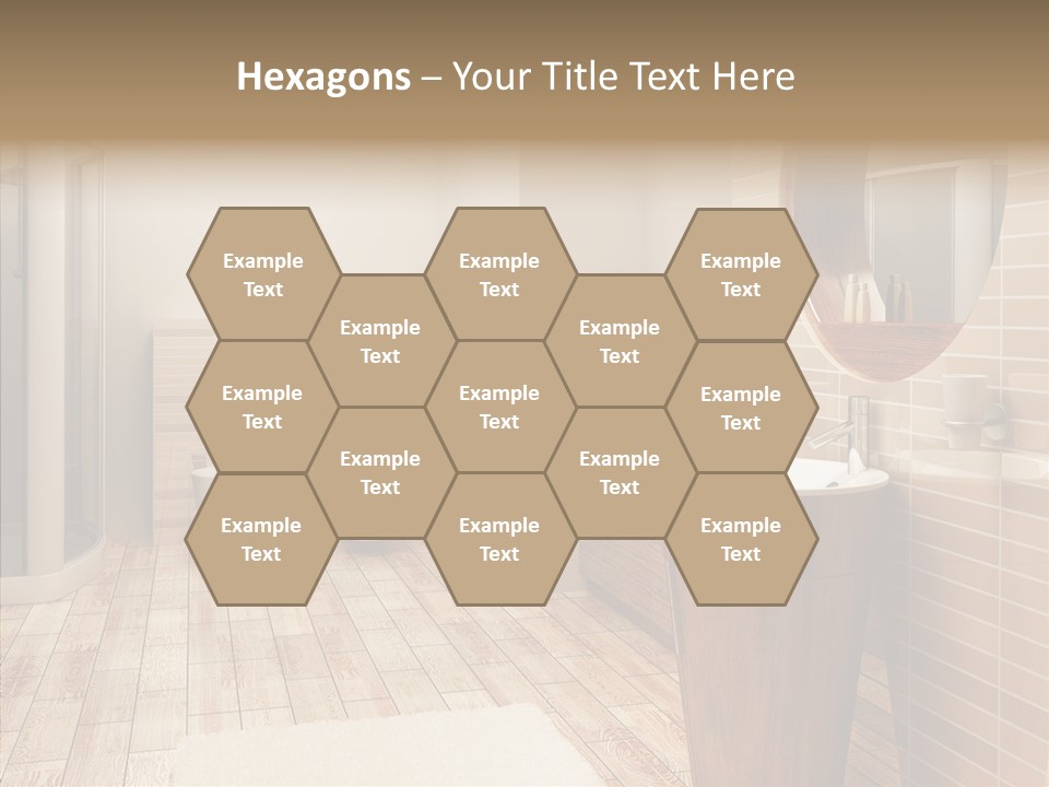 Home Bath Pan PowerPoint Template