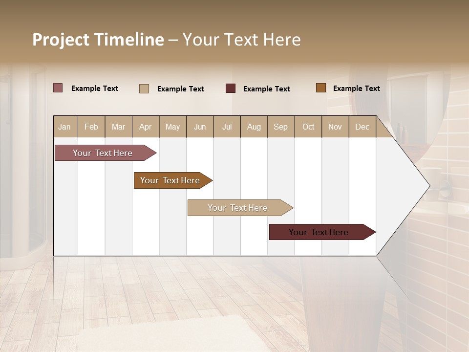 Home Bath Pan PowerPoint Template