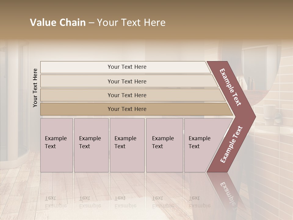 Home Bath Pan PowerPoint Template