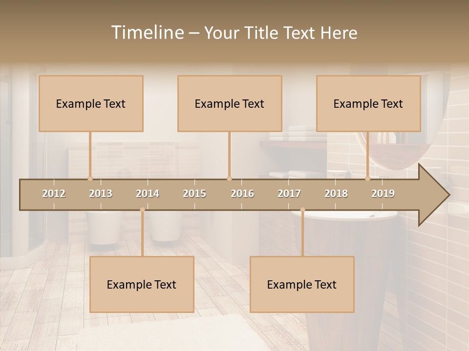 Home Bath Pan PowerPoint Template