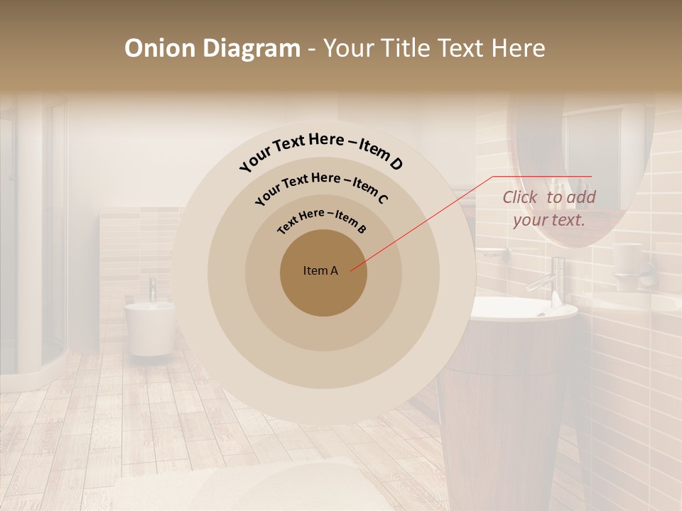 Home Bath Pan PowerPoint Template