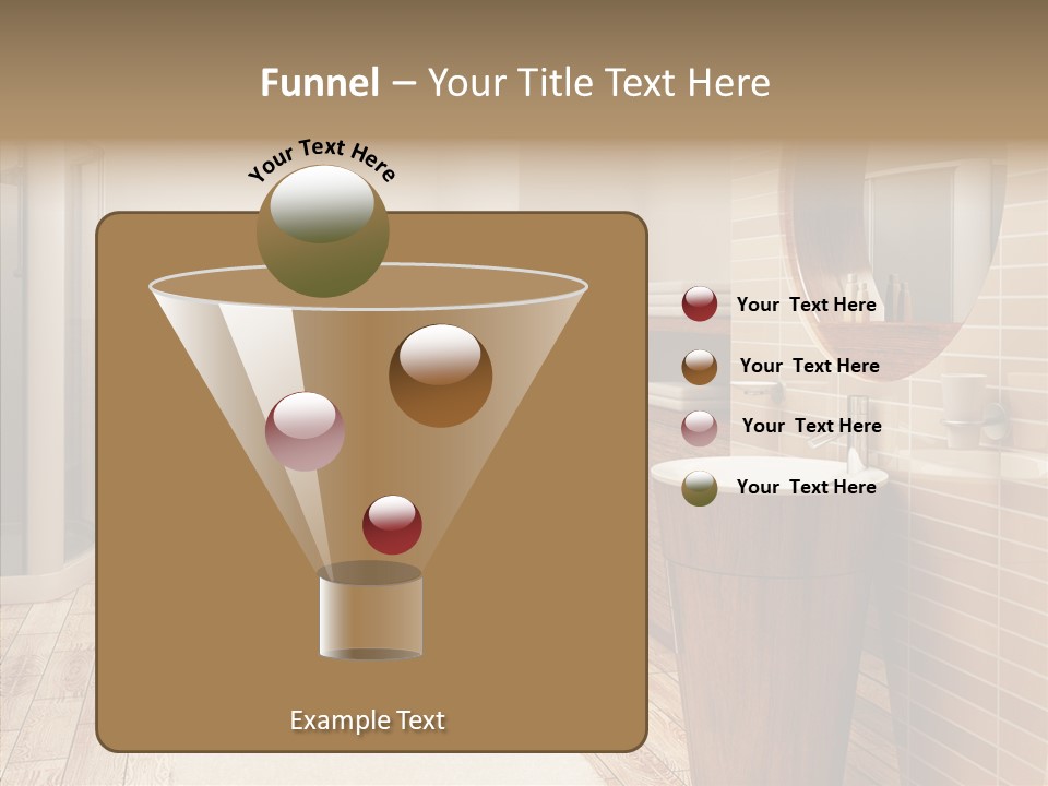 Home Bath Pan PowerPoint Template