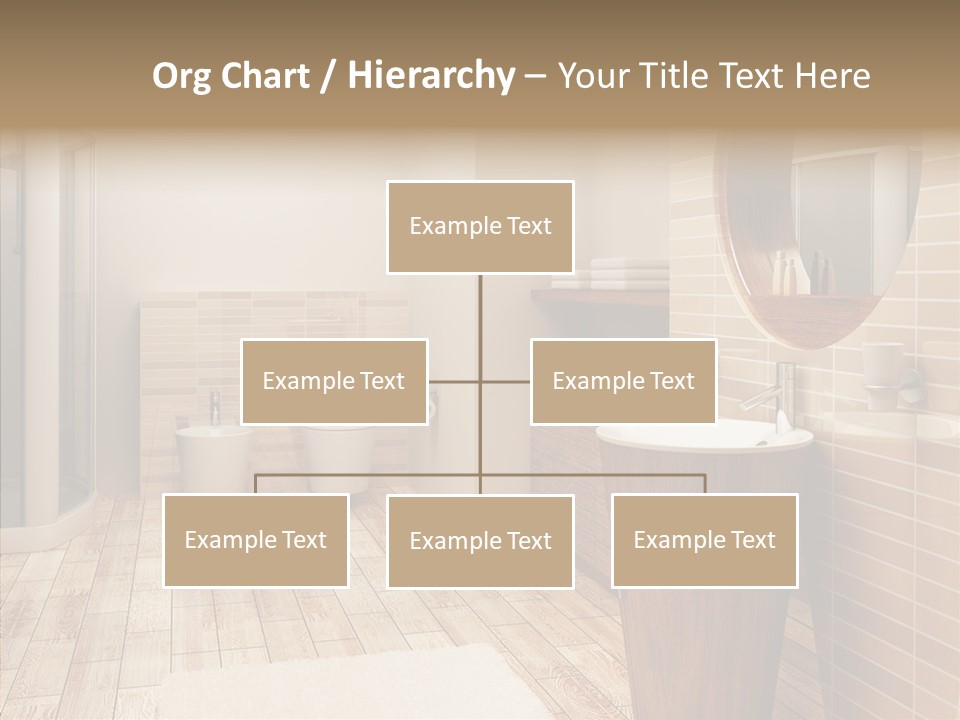 Home Bath Pan PowerPoint Template