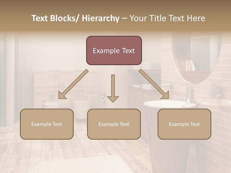 Home Bath Pan PowerPoint Template