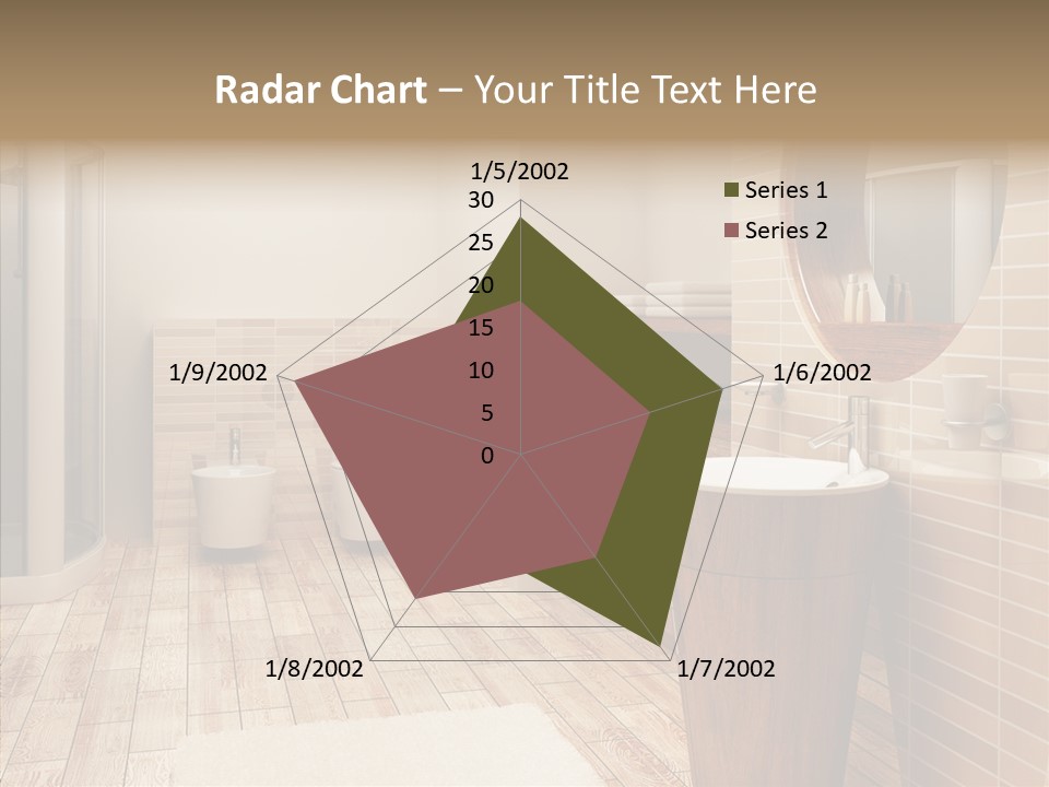 Home Bath Pan PowerPoint Template