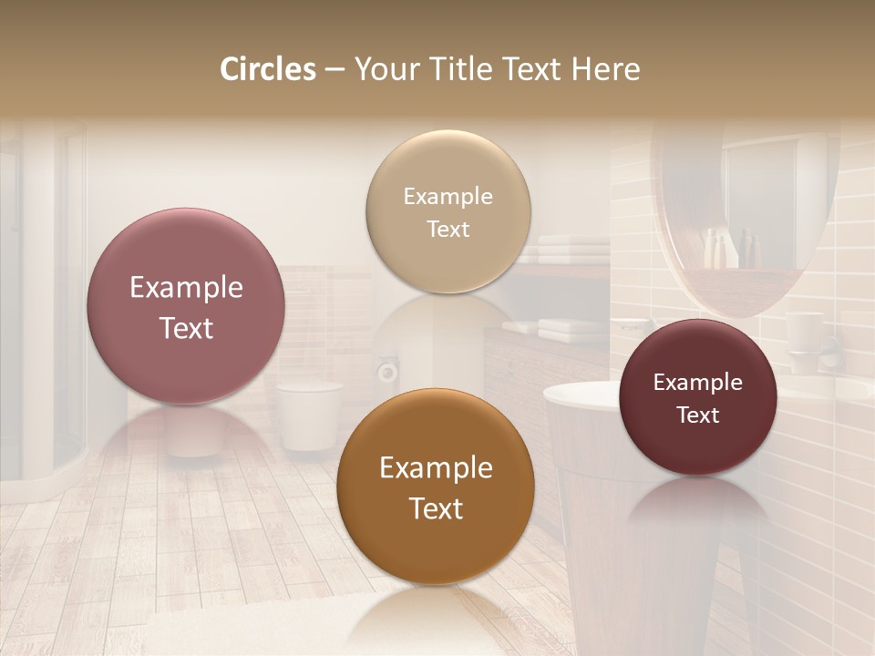 Home Bath Pan PowerPoint Template
