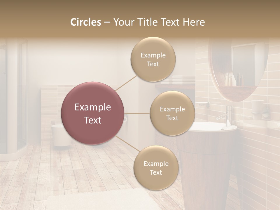 Home Bath Pan PowerPoint Template