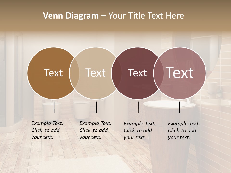 Home Bath Pan PowerPoint Template