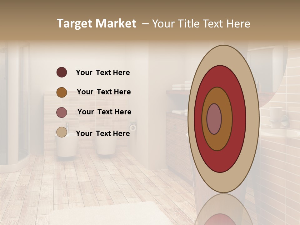 Home Bath Pan PowerPoint Template