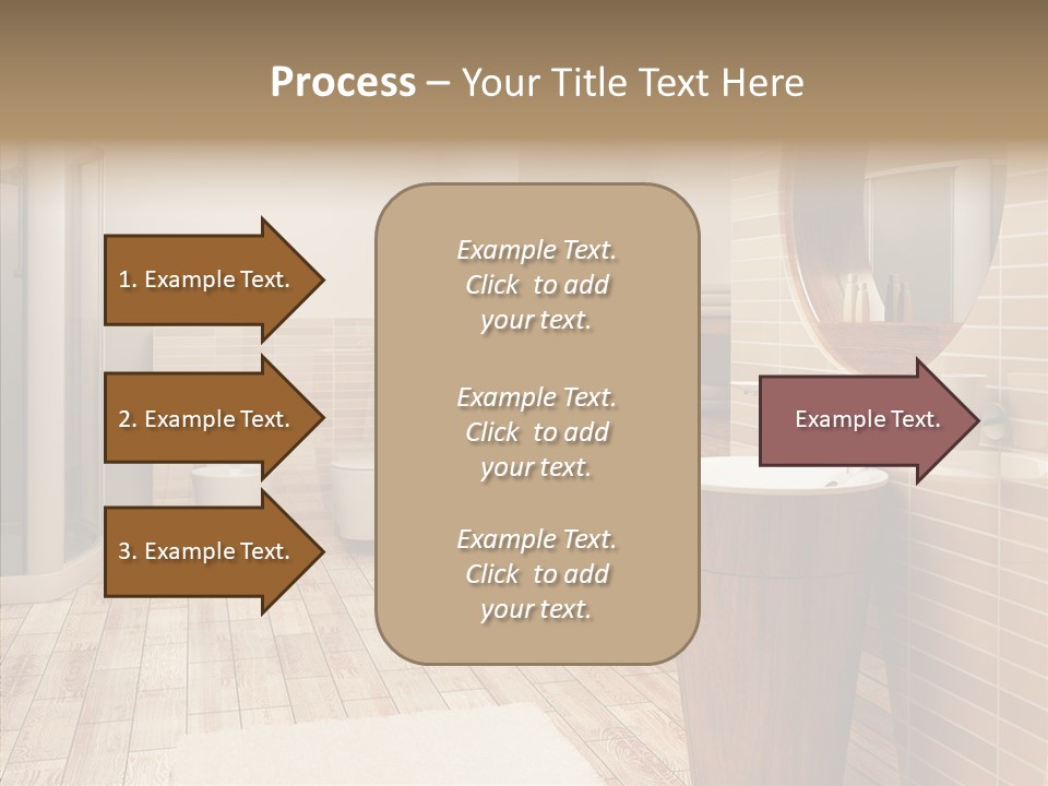 Home Bath Pan PowerPoint Template