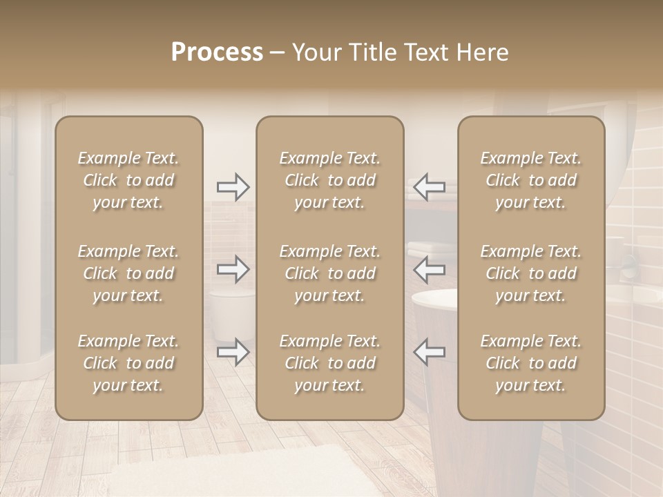 Home Bath Pan PowerPoint Template