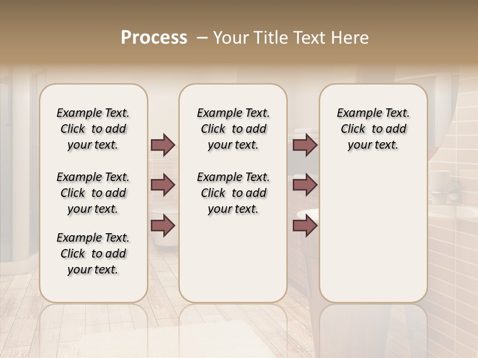Home Bath Pan PowerPoint Template