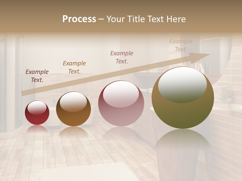 Home Bath Pan PowerPoint Template