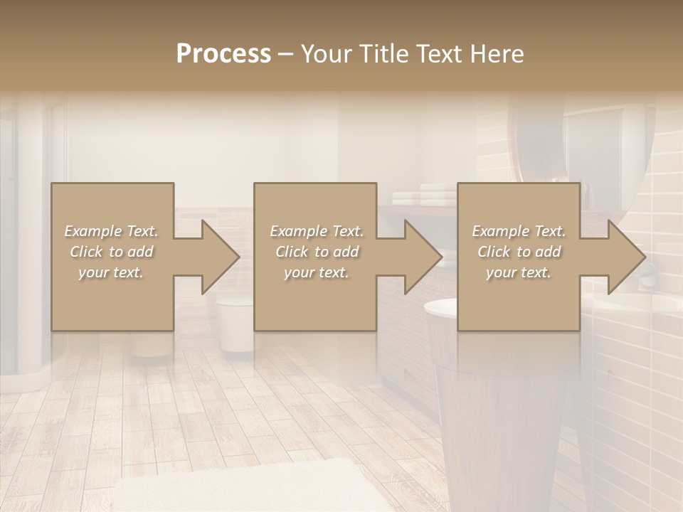 Home Bath Pan PowerPoint Template