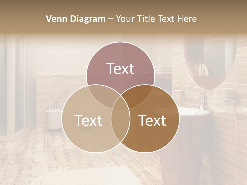 Home Bath Pan PowerPoint Template