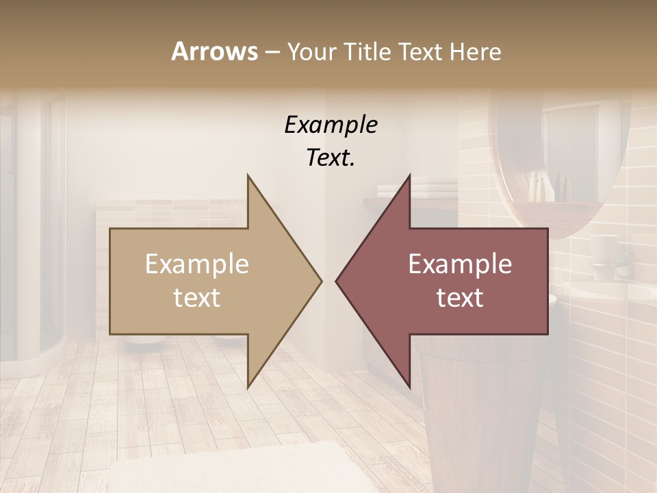 Home Bath Pan PowerPoint Template