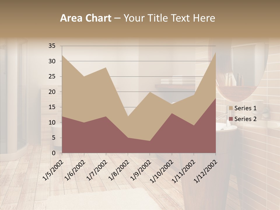 Home Bath Pan PowerPoint Template