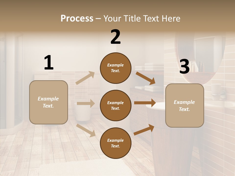 Home Bath Pan PowerPoint Template