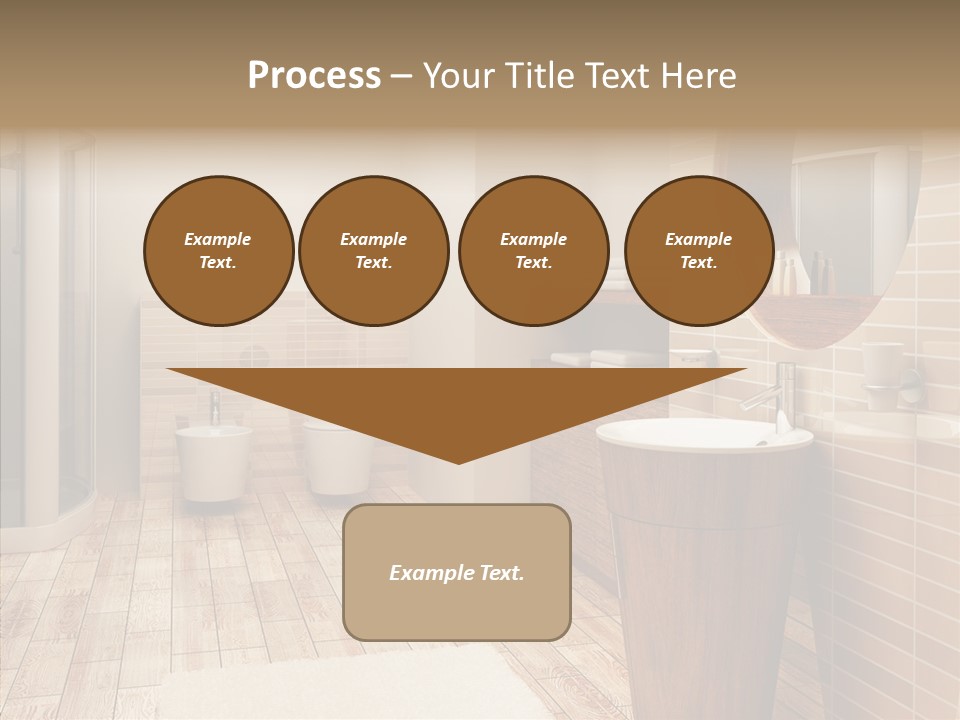 Home Bath Pan PowerPoint Template
