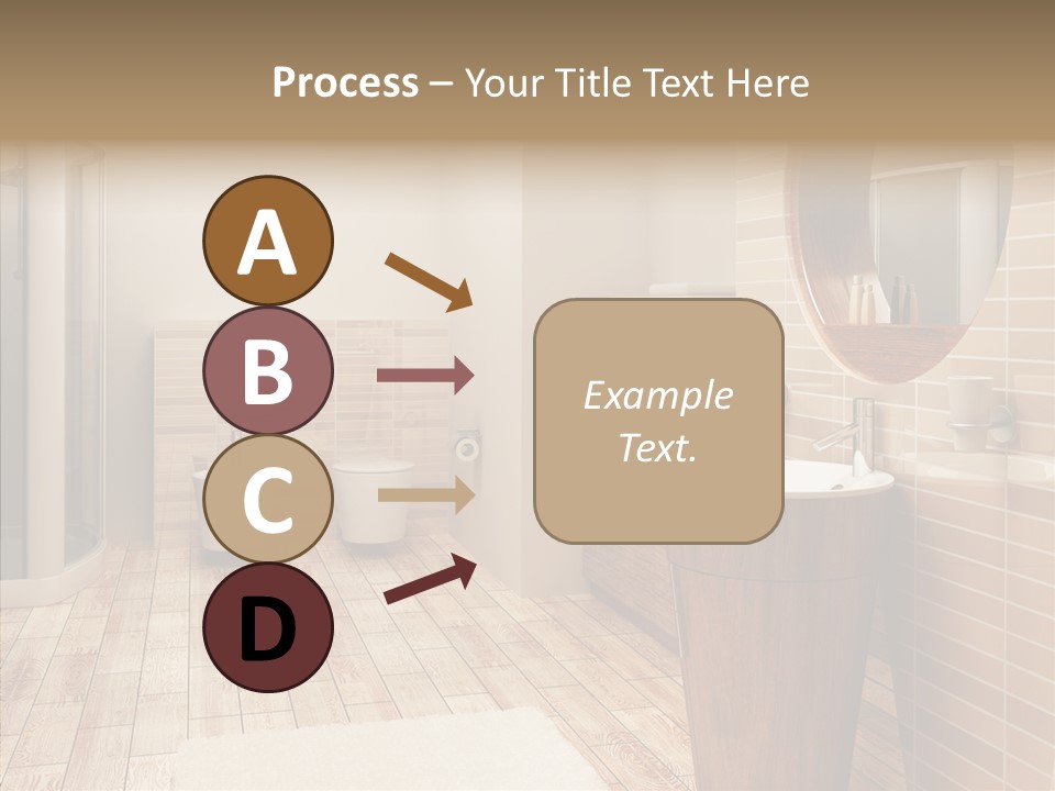 Home Bath Pan PowerPoint Template