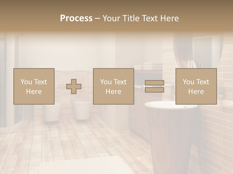 Home Bath Pan PowerPoint Template