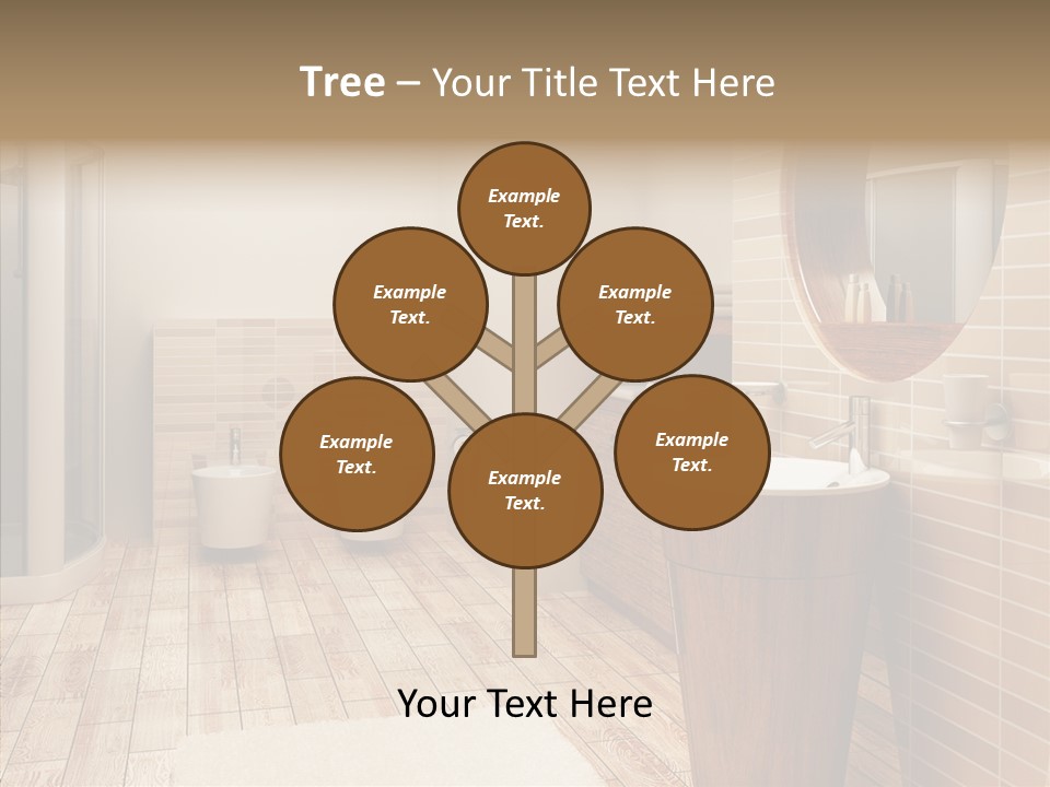 Home Bath Pan PowerPoint Template