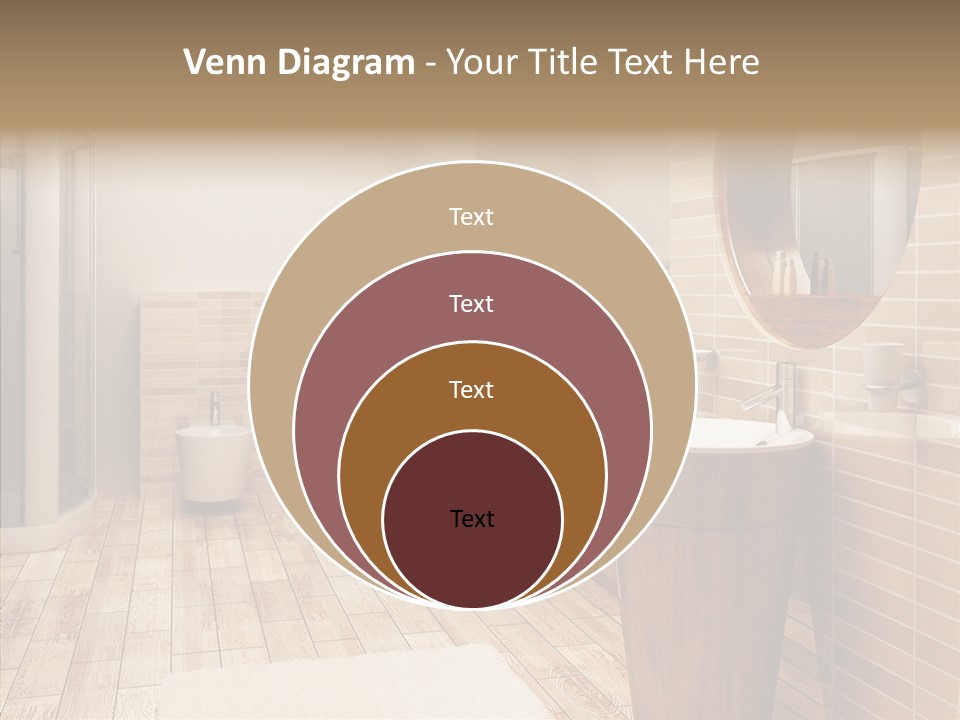 Home Bath Pan PowerPoint Template