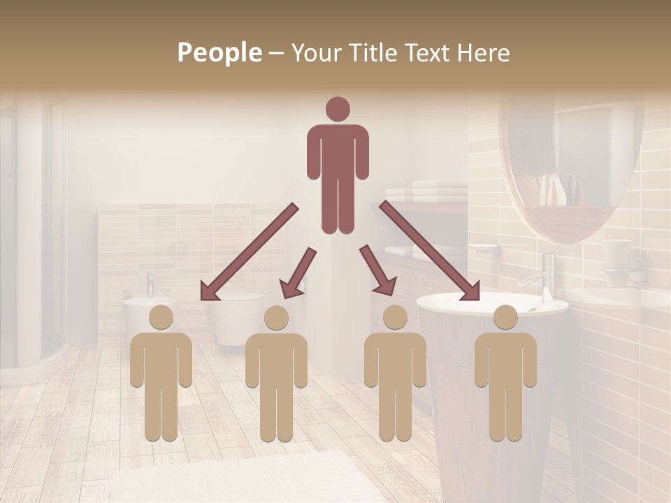 Home Bath Pan PowerPoint Template