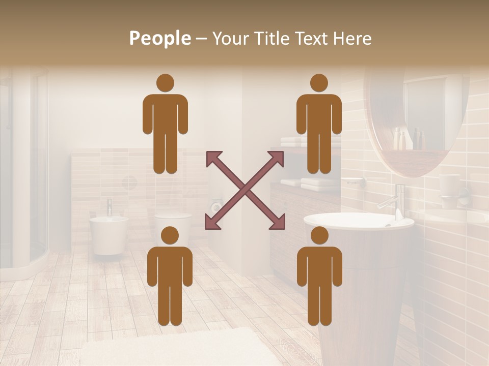 Home Bath Pan PowerPoint Template