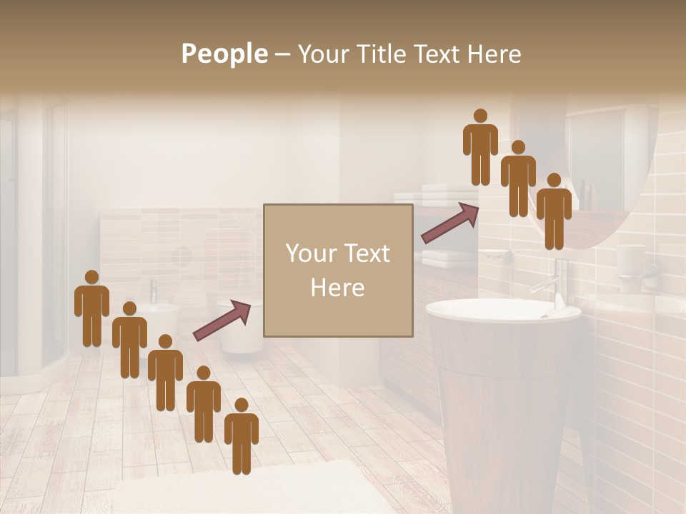 Home Bath Pan PowerPoint Template