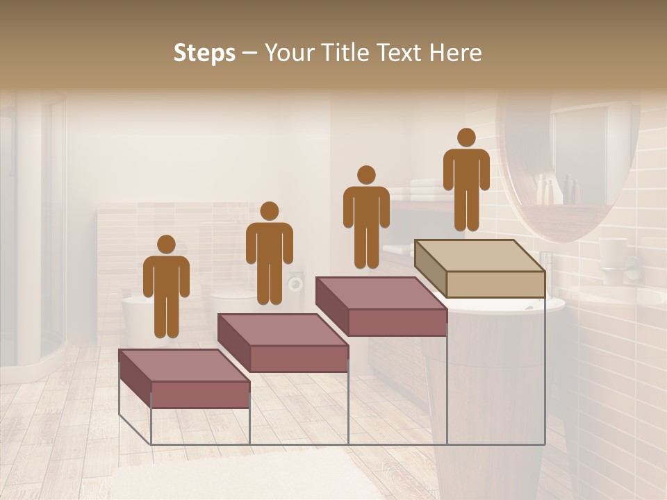 Home Bath Pan PowerPoint Template