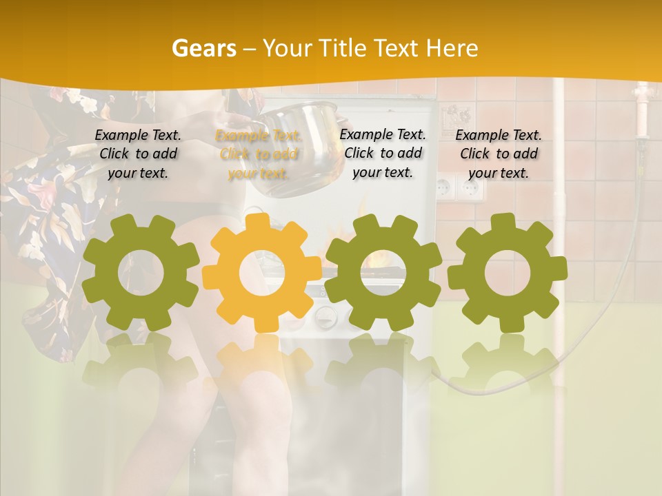Steel Soup Kitchen PowerPoint Template