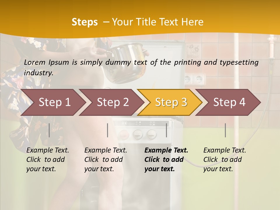 Steel Soup Kitchen PowerPoint Template