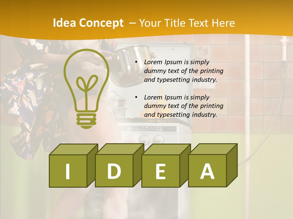 Steel Soup Kitchen PowerPoint Template