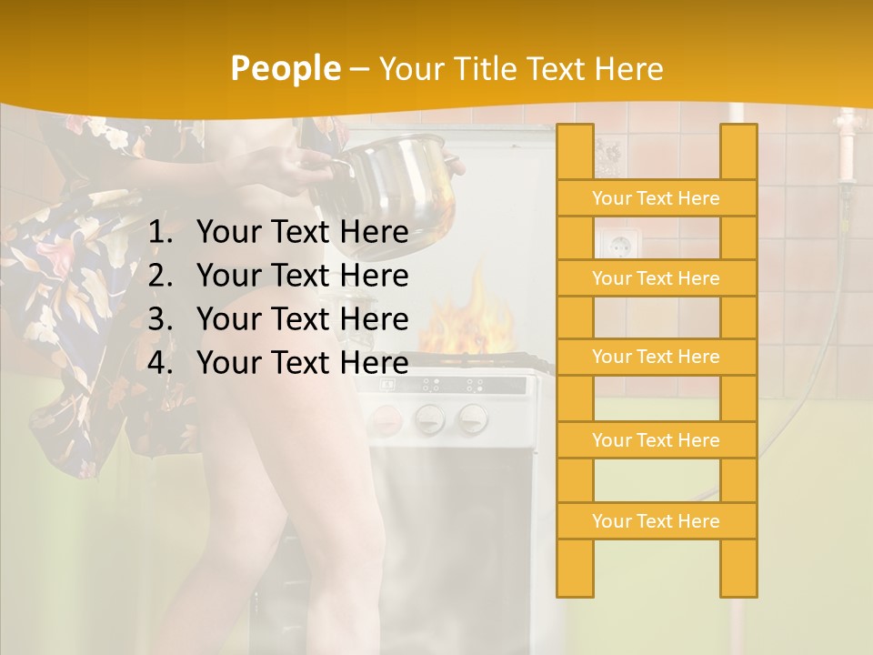 Steel Soup Kitchen PowerPoint Template