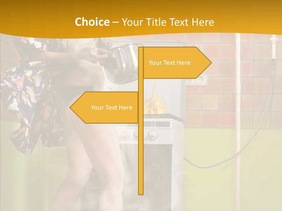 Steel Soup Kitchen PowerPoint Template