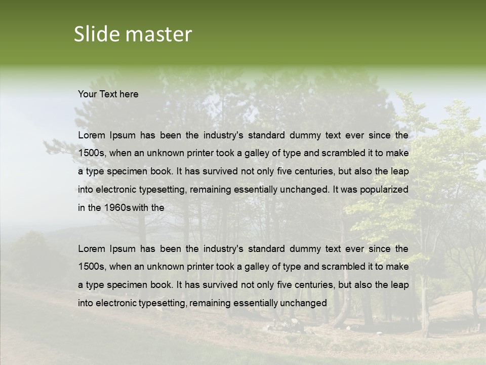 Midlands Fells Hike PowerPoint Template